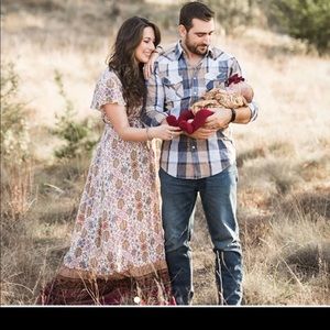 PATRONS OF PEACE - Fall Wrap Dress